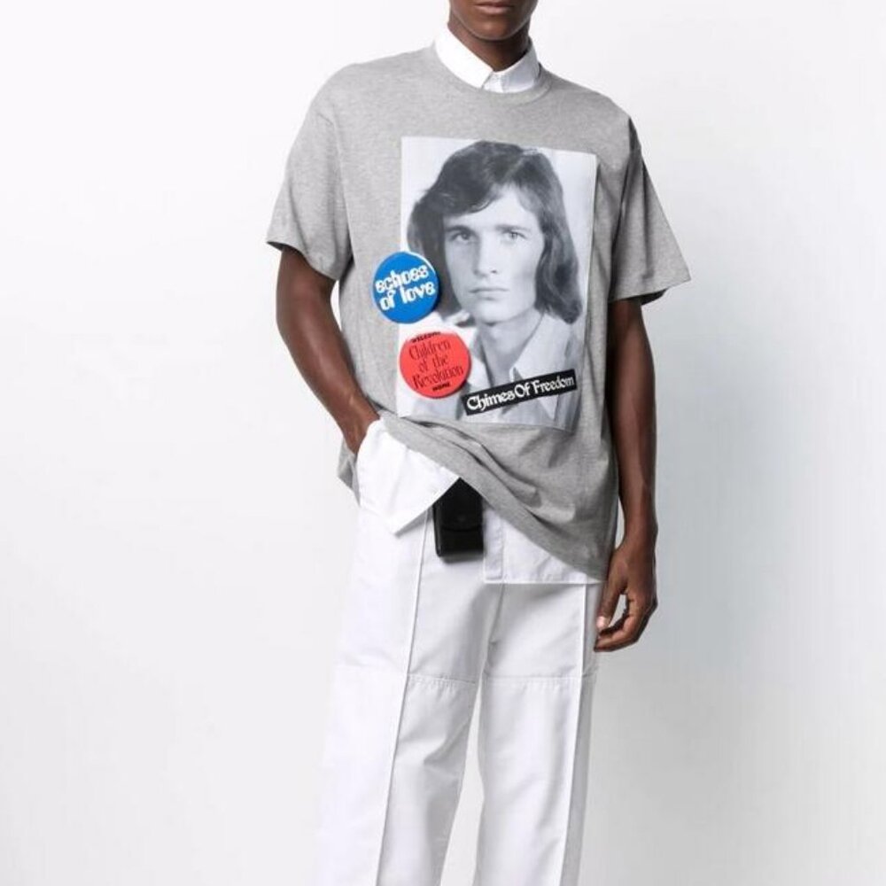 BNWT SS21 RAF SIMONS CHIMES OF FREEDOM TSHIRT S